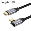 1.5m 10Gbps USB-C Male to Male Elbow Charging Data Cable - 1