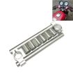 CNC Handle Bar Grips Set for Motorcycle Modification - Silver - 1