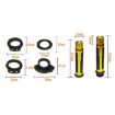 Gold Motorcycle Hand Grip Cover Handlebar Set - Modification Accessories - 3