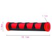 Motorcycle Handlebar Grip Covers Red - 2 PCS PVC Horn Shape Accessories - 3