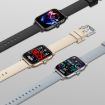 GT30 Smart Watch, 1.69" TFT, TPU Band, IP67 Waterproof, Bluetooth Call, Gold - 2