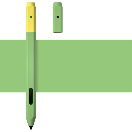 Liquid Silicone Protective Case for Microsoft Surface Pen - Green Grass - 1