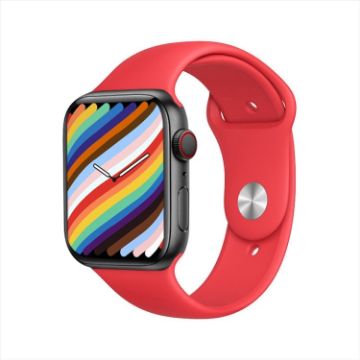 T900 PRO MAX Smart Watch, 1.92" LCD, Bluetooth Call, Sports Modes, Red - 1