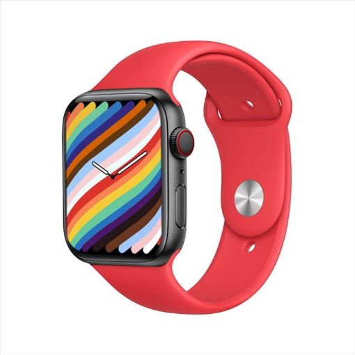 T900 PRO MAX Smart Watch, 1.92" LCD, Bluetooth Call, Sports Modes, Red - 1