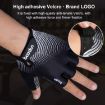 BOODUN 1096 XL Blue Non-slip Wear-resistant Fitness Silicone Gloves - 5