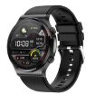 E300 Smart Health Watch: 1.32" Screen, ECG, Temp & BP Monitoring (Black) - 1