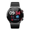 E300 Smart Health Watch: 1.32" Screen, ECG, Temp & BP Monitoring (Black) - 2
