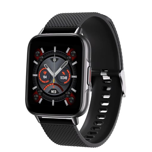 FW02 1.7" Square Screen Smart Health Watch, Heart Rate & Oxygen Monitor - 1