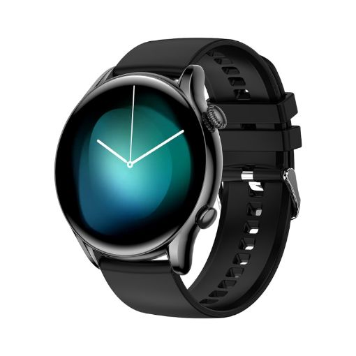 X5 Smart Health Watch: 1.32" Screen, Temp, ECG, BP Monitor (Black) - 1