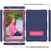 Samsung Galaxy Tab A8 10.5 2021 Shockproof Case Navy Blue Rose - 2