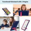 Samsung Galaxy Tab A8 10.5 2021 Shockproof Case Navy Blue Rose - 6