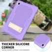 Samsung Galaxy Tab A8 10.5 2021 X200 Shockproof Case Purple - 5