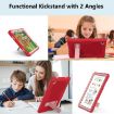 Samsung Galaxy Tab A8 10.5 2021 X200 Shockproof Case Red Silicone + PC - 6