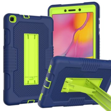 Samsung Galaxy Tab A 8.0 2019 T290 Shockproof Case Navy Blue Yellow Green - 1