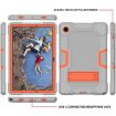 Samsung Galaxy Tab A8 10.5 2021 X200 Grey Orange Silicone PC Case - 2