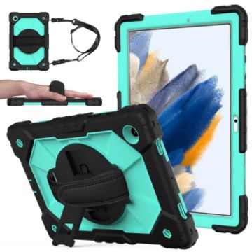 Samsung Galaxy Tab A8 10.5 2021 X200 Black+Mint Tablet Case - 1