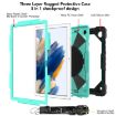 Samsung Galaxy Tab A8 10.5 2021 X200 Black+Mint Tablet Case - 3