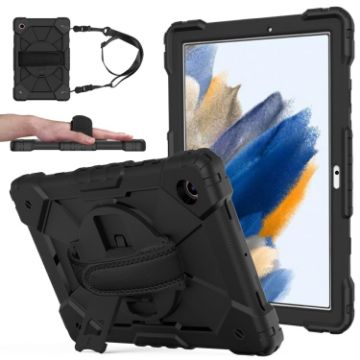Samsung Galaxy Tab A8 10.5 2021 X200 Black Silicone PC Case - 1