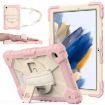 Samsung Galaxy Tab A8 10.5 2021 Case, Rose Gold+Beige Silicone+PC - 1