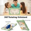 Samsung Galaxy Tab A8 10.5 2021 Case, Matcha Green+Beige Silicone+PC - 6
