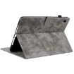 Samsung Galaxy Tab 8 10.5 Tiger Pattern Flip Leather Case Grey - 3