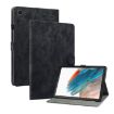 Samsung Galaxy Tab 8 10.5 Tiger Pattern Flip Leather Case (Black) - 1