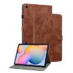 Samsung Galaxy Tab S5e T720/T725 Tiger Pattern Flip Leather Case Brown - 1