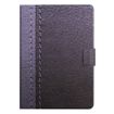 Samsung Galaxy Tab A8 Grey Smart Leather Case - Solid Color Stitching - 2