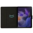 Samsung Galaxy Tab A8 Grey Smart Leather Case - Solid Color Stitching - 4