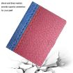 7" Tablet Case - Solid Color Leather, Rose Red Cover - 5