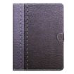 7" Grey Leather Tablet Case - Solid Color, Stitching Design - 2