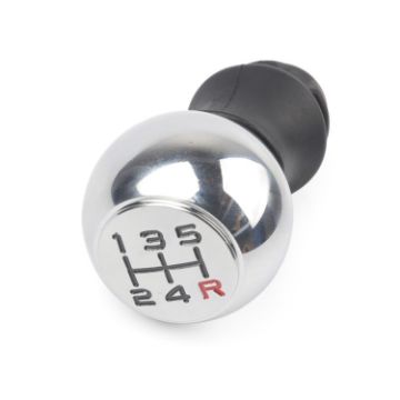 Peugeot MR-9017 5-Speed Gear Shift Knob Head - Black Red - 1