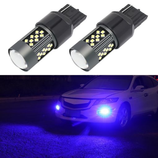 1 Pair 7443 12V 7W Car LED Fog Light - Blue Light - 1