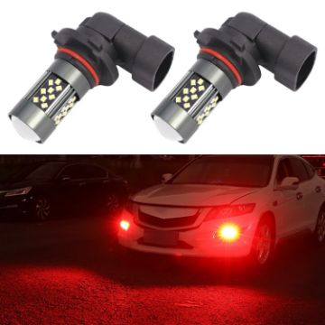 1 Pair 9005 12V 7W Red Strobe LED Car Fog Light - 1