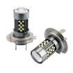 H7 12V 7W Blue Strobe LED Car Fog Light - 1 Pair - 2