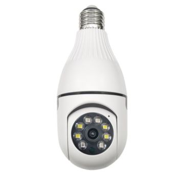 R2-30G 3MP HD WiFi Bulb Camera with Night Vision & Motion Detection - 1