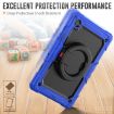Samsung Galaxy Tab A8 Bracelet Holder Silicone + PC Case (Blue) - 5
