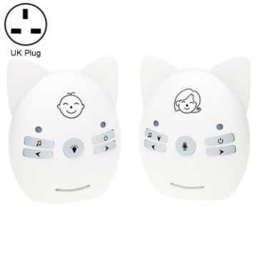 V30 Wireless Audio Baby Monitor with Voice Monitoring & Night Light UK Plug - 1