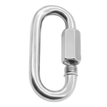 10mm 304 Stainless Steel Quick Connect Ring Runway Buckle - 1
