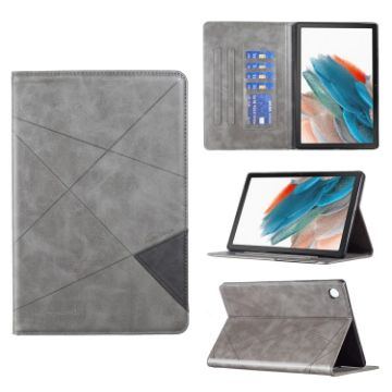 Samsung Galaxy Tab A8 10.5 2021 SM-X200/X205 Leather Case Grey - 1