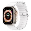 White Ocean Silicone Watch Band for Apple Watch Ultra/Series 8/7/SE/6/5/4 - 1