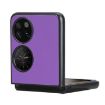 Huawei P50 Pocket Litchi Texture Phone Case - Purple Skin Cover - 4