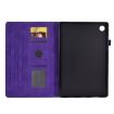 Samsung Galaxy Tab A8 10.5 2021 Purple Embossed Smile Leather Case - 4