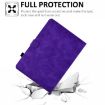 Samsung Galaxy Tab A8 10.5 2021 Purple Embossed Smile Leather Case - 6