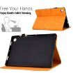 Samsung Galaxy Tab A8 10.5 2021 Khaki Embossed Smile Leather Case - 5