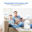 SriHome SH042 2.0MP 1080P HD AI WiFi Pan-Tilt Camera (UK Plug) - 6