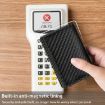 RFID Carbon Fiber Wallet for Men - C1804H1 Orange Carbon Fibre - 4