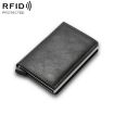 RFID Carbon Fiber Wallet for Men - Dark Grey C1804H1 - 1