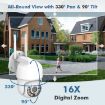 QX59 1080P HD WiFi Surveillance Camera with Night Vision & Audio UK Plug - 6