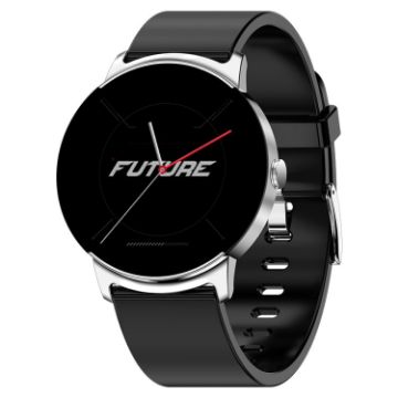 KS02 1.32" Smart Watch: Glucose, Pressure & Oxygen Detection (Silver/Black) - 1